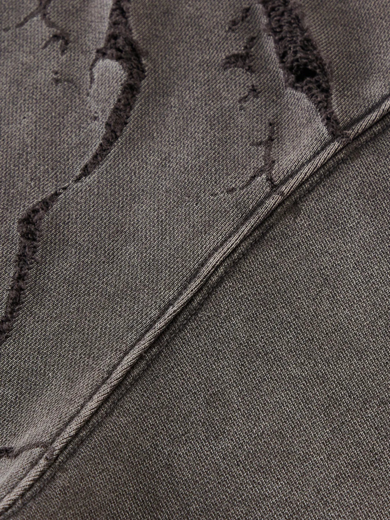 Men's Distressed Long Sleeve Hoodie - Farnelli