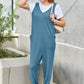 Double Take Full Size Sleeveless Straight Jumpsuit - Farnelli