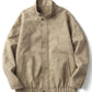 Men's Plus Size Zip Up Stand Collar Biker Jacket - Farnelli