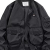 Men's Plus Size Casual Lightweight Bomber Jacket - Black