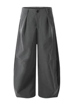 Men's Wide Leg Pleated Pants - Farnelli