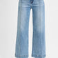 RISEN Full Size High Rise Crop Wide Leg Jeans Plus Size - Farnelli