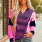 Haven Stripe Loose Fit Long Sleeve Top - Farnelli