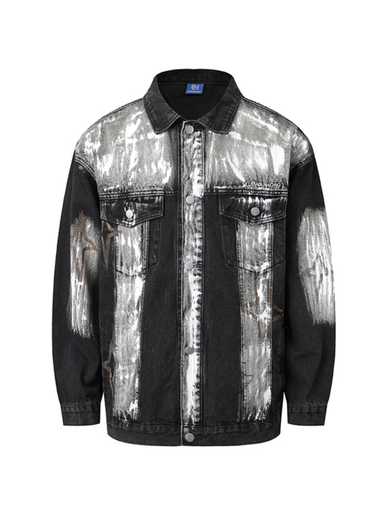 Men's Button Up Long Sleeve Denim Jacket - Farnelli