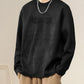 Men's Plus Size Round Neck Long Sleeve Sweatshirt - Farnelli