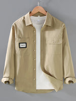 Men's Plus Size Button Up Long Sleeve Shirt - Farnelli