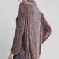 Umgee Side Slit Texture Button Up Shirt - Farnelli