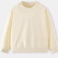 Children's Casual Solid Color Crew Neck Sweatshirt - Farnelli