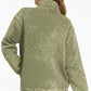 Zenana Fleece Washed High Neck Kangaroo Pocket Sweatshirt - Farnelli