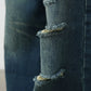 Men's Distressed Wide Leg Jeans - Farnelli