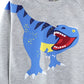 Children's Dinosaur Crew Neck Sweatshirt - Farnelli
