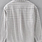Men's Plus Size Plaid Button Up Long Sleeve Shirt - Farnelli