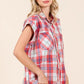 Mittoshop Mineral Wash Plaid Button Down Shirt - Farnelli