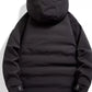 Men's Plus Size Hooded Snap Down Jacket - Farnelli