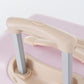 HouseOfZazla 3-piece light pink hardside luggage set with TSA lock