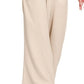 Zenana Double Gauze Washed Wide Leg Overalls - Farnelli
