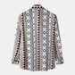Men's Geometric Print Long Sleeve Shirt - Farnelli