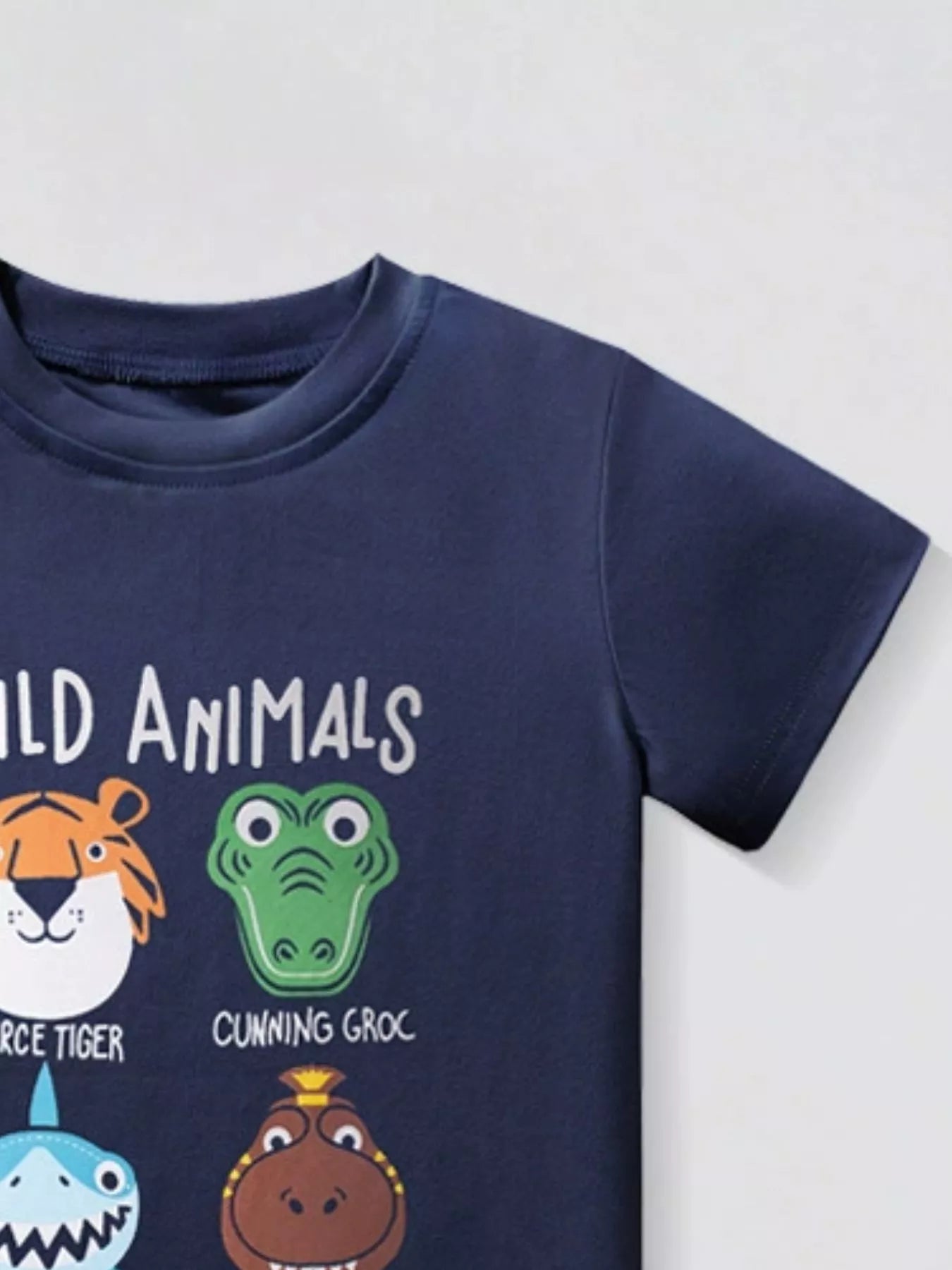 Children's Animal Crew Neck T-Shirt - Farnelli