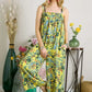 ADORA Elastic Detail Tropical Jumpsuit - Farnelli
