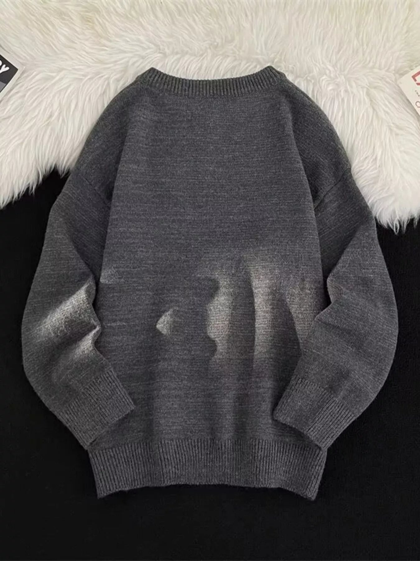Men's Button Detail Long Sleeve Sweater - Farnelli