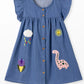 Children's Denim A-Line Dress - Farnelli