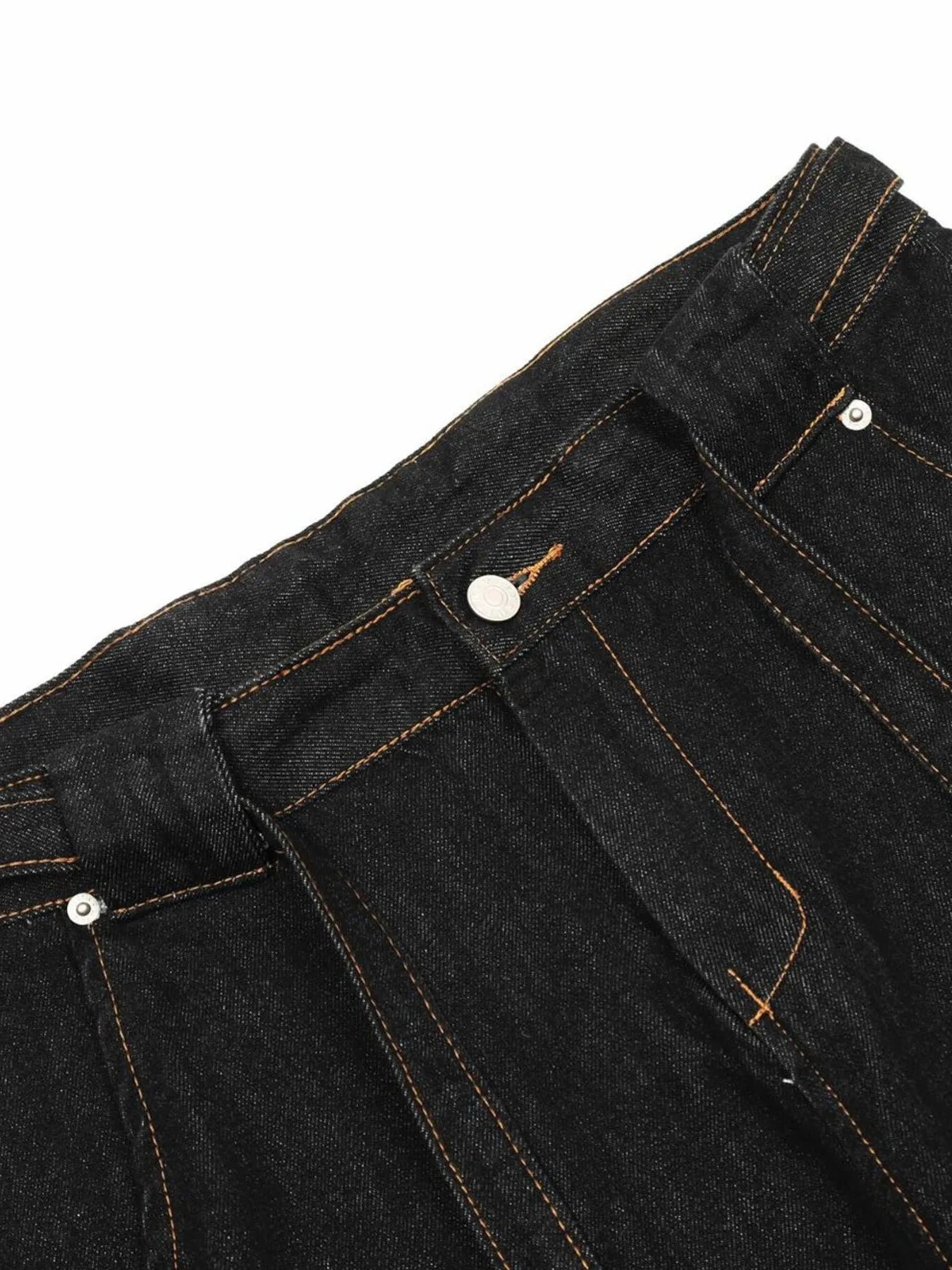 Men's Wide-Leg Oversized Baggy Jeans - Farnelli