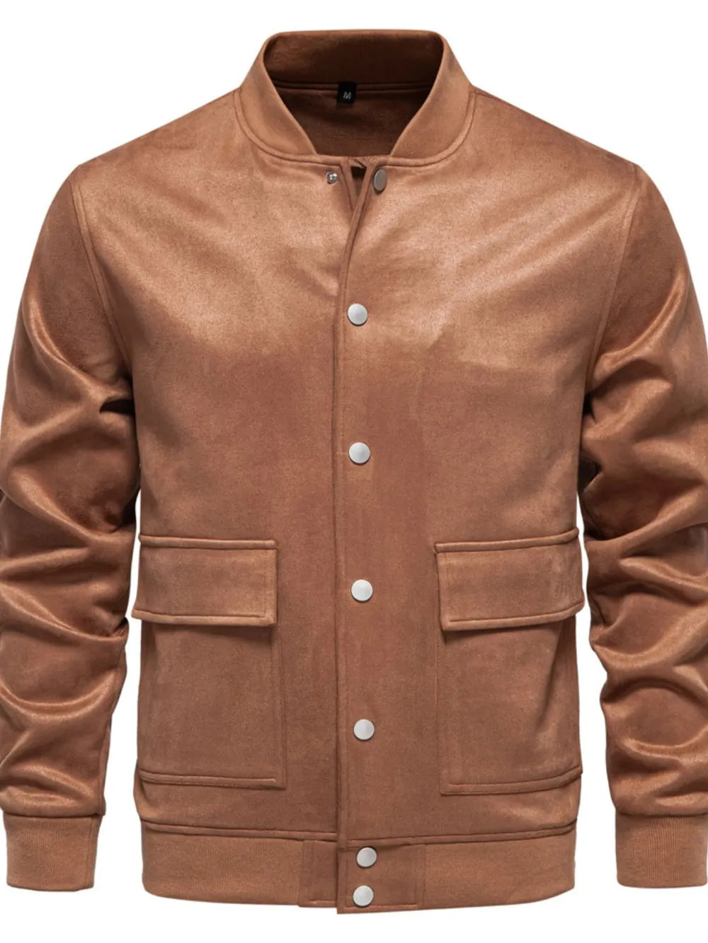 Men's Baseball Collar Snap Down Jacket - Farnelli