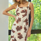 BiBi Cow Print Elastic Shoulder Strap Dress - Farnelli