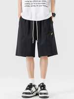 Men's Plus Size Drawstring Wide Leg Shorts - Farnelli