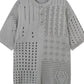 Men's Openwork Button Detail Knit Henley T-Shirt - Farnelli