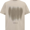 Men's Round Neck Short Sleeve Oversized T-Shirt - Apricot