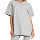 Zenana Cotton Round Neck Top & Legging Set - Farnelli