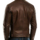 Adam Leather Brown Jacket - Men Leather Jacket Brown
