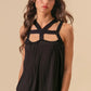 BiBi Rayon Span Jersey Cut Out with Straps Detailed - Farnelli