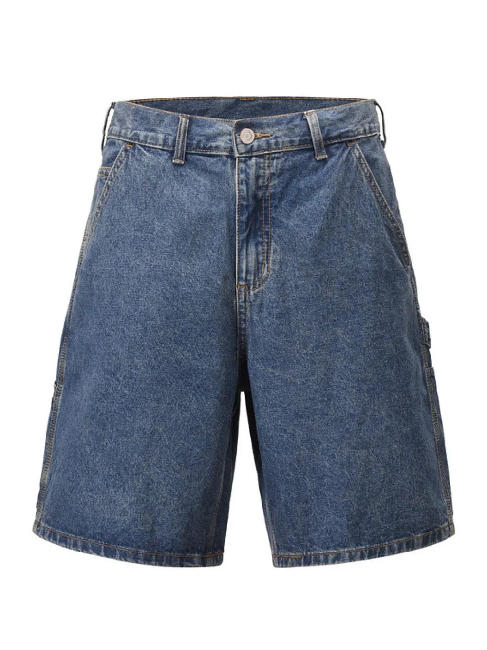 Men's Washed Denim Bermuda Shorts - Farnelli