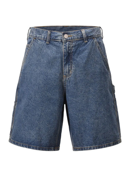 Men's Washed Denim Bermuda Shorts - Farnelli