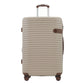 HouseOfZazla 4-piece hard shell luggage set with spinner wheels in multiple colors