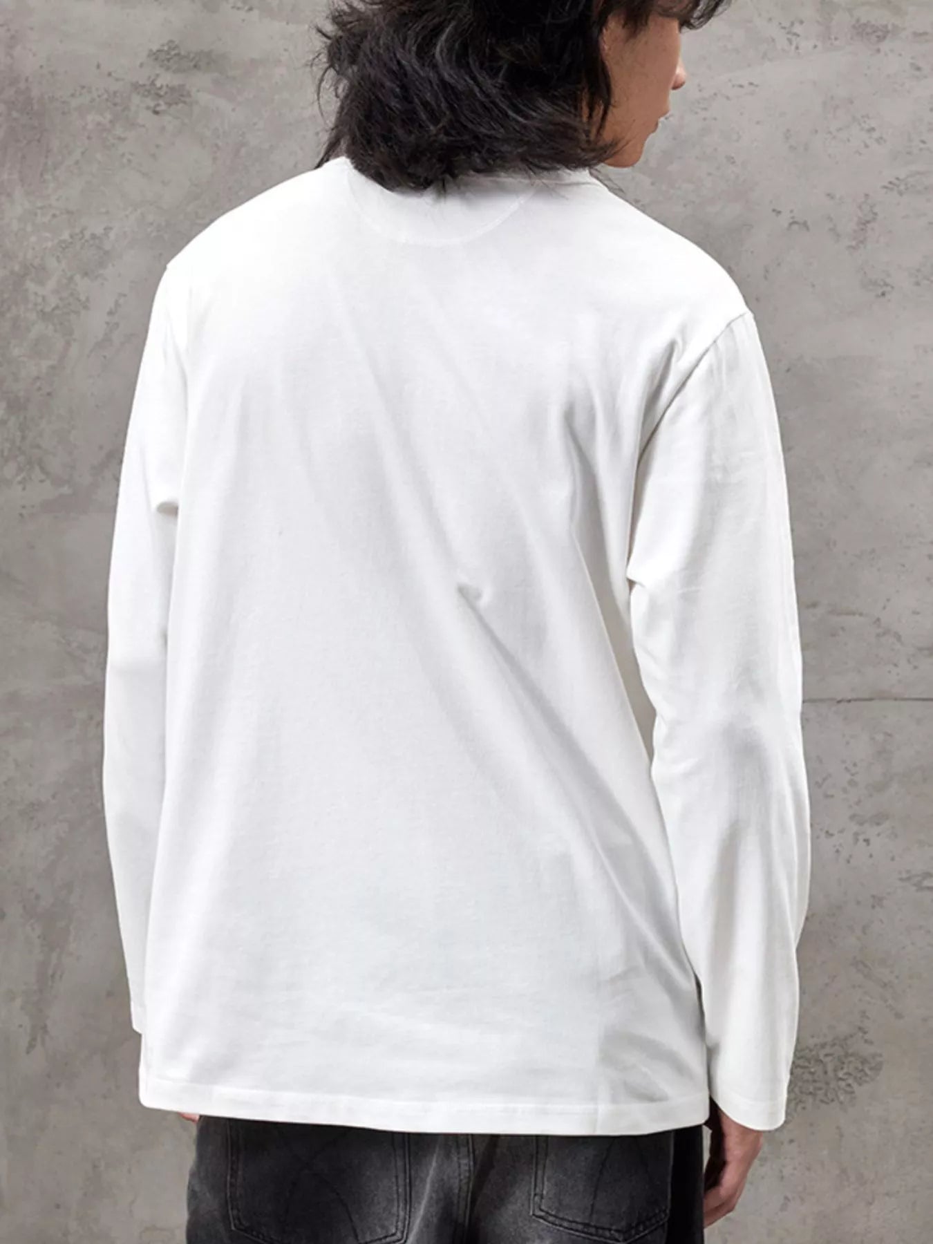 Men's Plus Size Casual Henley Long Sleeve T-Shirt - Farnelli