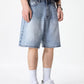 Men's Wide Leg Denim Shorts - Farnelli