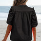 Analeia Frilly Puff Sleeve Stylish Collared Shirt - Farnelli