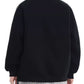 Men's Plus Size Striped Sleeve Zip-Up Sweatshirt - Farnelli