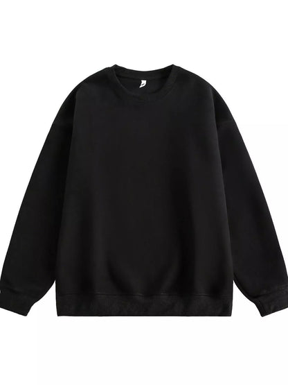 Men's Plus Size Crew Neck Long Sleeve Sweatshirt - Farnelli