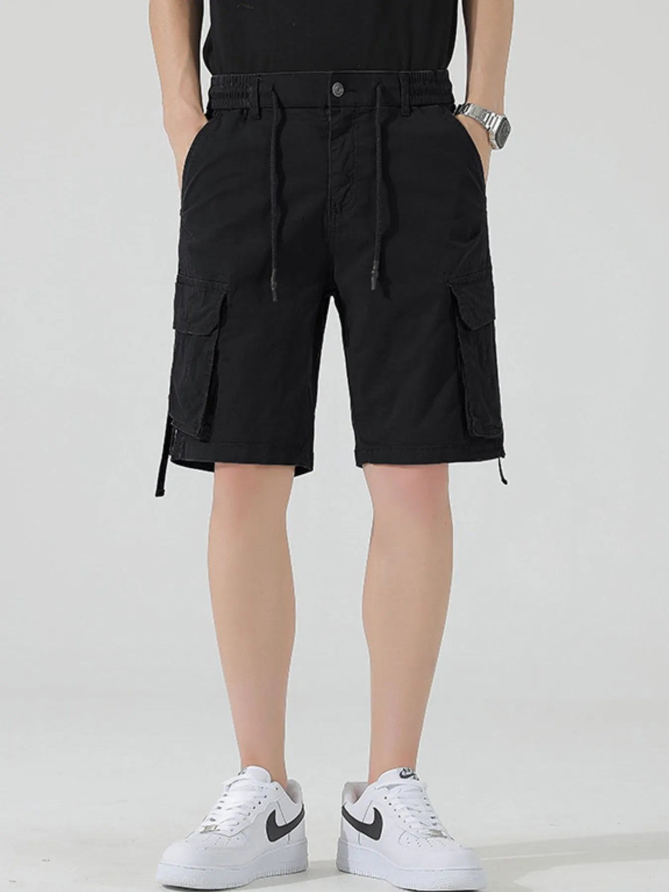 Men's Drawstring Cargo Shorts - Farnelli