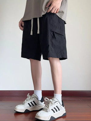 Men's Plus Size Cargo Shorts with Drawstring - Farnelli