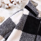 Children's Cozy Plaid Hooded Fleece Jacket - Farnelli