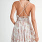 MABLE Floral Print Tiered Cami Maxi Dress - Farnelli