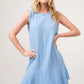 And The Why Washed Fringe Detail Tiered Dress - Farnelli