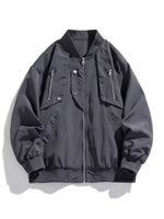 Men's Plus Size Casual Lightweight Bomber Jacket - Farnelli