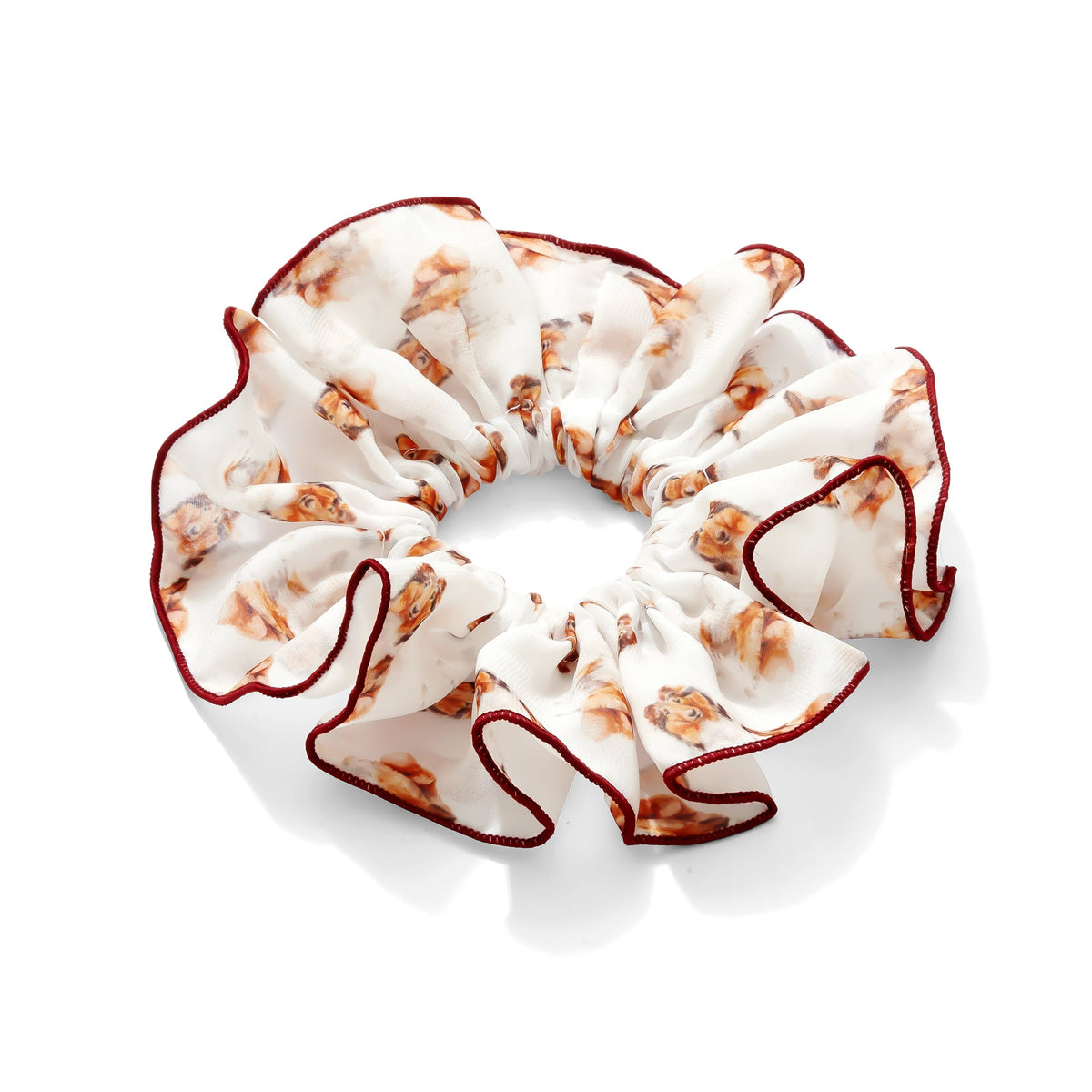 Collie Chiffon Scrunchie (Outlined) | Texas A&M Hair Scrunchie