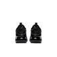 Black Nike Womens Air Max 270 sneakers with cushioned sole and sleek design, ideal for casual wear and athletic activities.